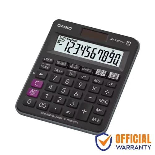 Casio MJ-100D PLUS Check & Correct Calculator