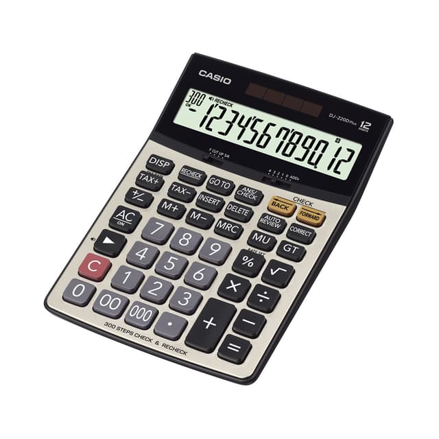 Casio DJ-220D PLUS Check & Correct Calculator