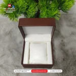 Single Slot Watch Box – Brown White - Image 4